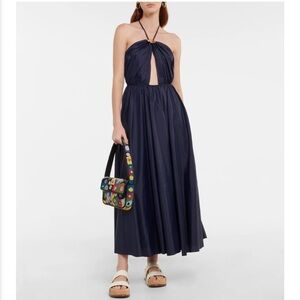 BNWT Staud Summer Navy Halter Dress 🔥